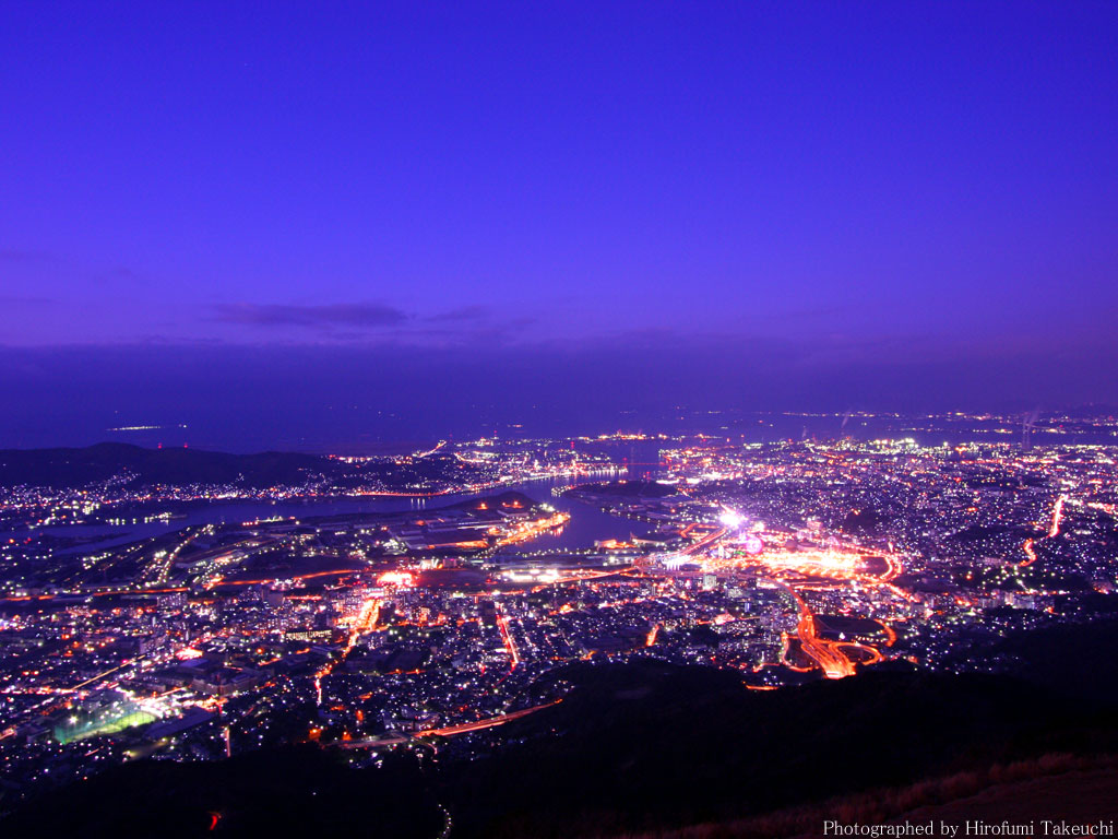 皿倉山夜景