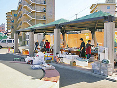 湯野浜温泉 朝市